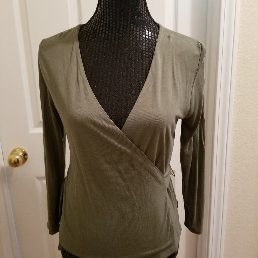 J Crew Wrap and Tie Top, New with Tags